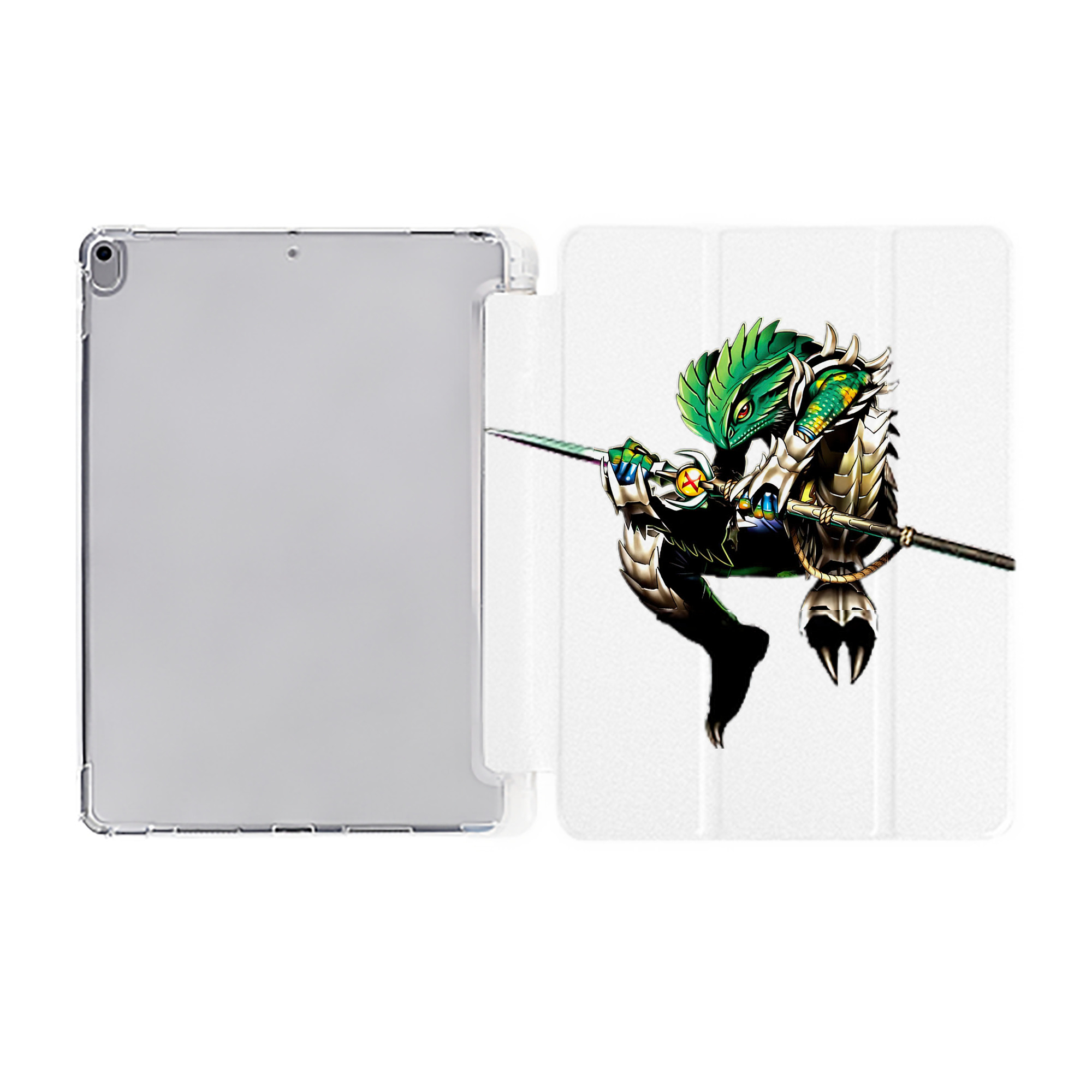 （画像用） 遊☆戯☆王 Yu-Gi-Oh! IPad ケース ペン収納付き 三つ折りスタンド PUレザー×シリコン 対応機種9.5/10.5/10.9インチ